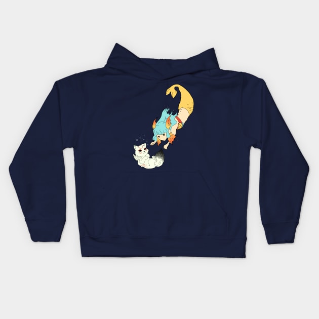 Okamiden Nanami Okami Kids Hoodie by Rosbel